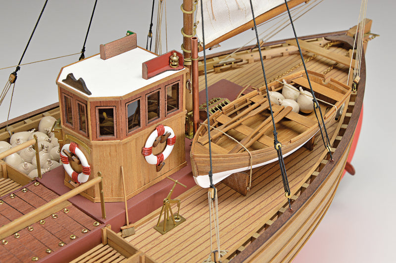 Photo of Amati Fifie B1300,09 Scottish fishing vessel wooden model kit at 1:32 scale