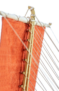 Photo of Amati B1403 Egyptian Ship model kit in 1:50 scale, wooden ancient Egyptian vessel with fabric sails