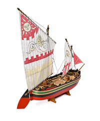 Photo of Trabaccolo wooden ship model kit 1:30 scale by Amati B1562 Adriatic cargo boat