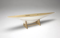 Photo of Amati Endeavour 1934 America’s Cup wooden model ship kit 1:80 scale with polystyrene hull