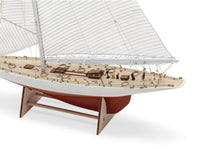Photo of Rainbow America’s Cup 1934 wooden model kit Amati B1700/51 1:80 scale