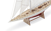 Photo of Rainbow America’s Cup 1934 wooden model kit Amati B1700/51 1:80 scale
