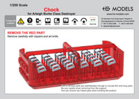 Photo of Chock for Arleigh Burke Class Destroyer 1:200 HS Model resin detail set with 36 pieces