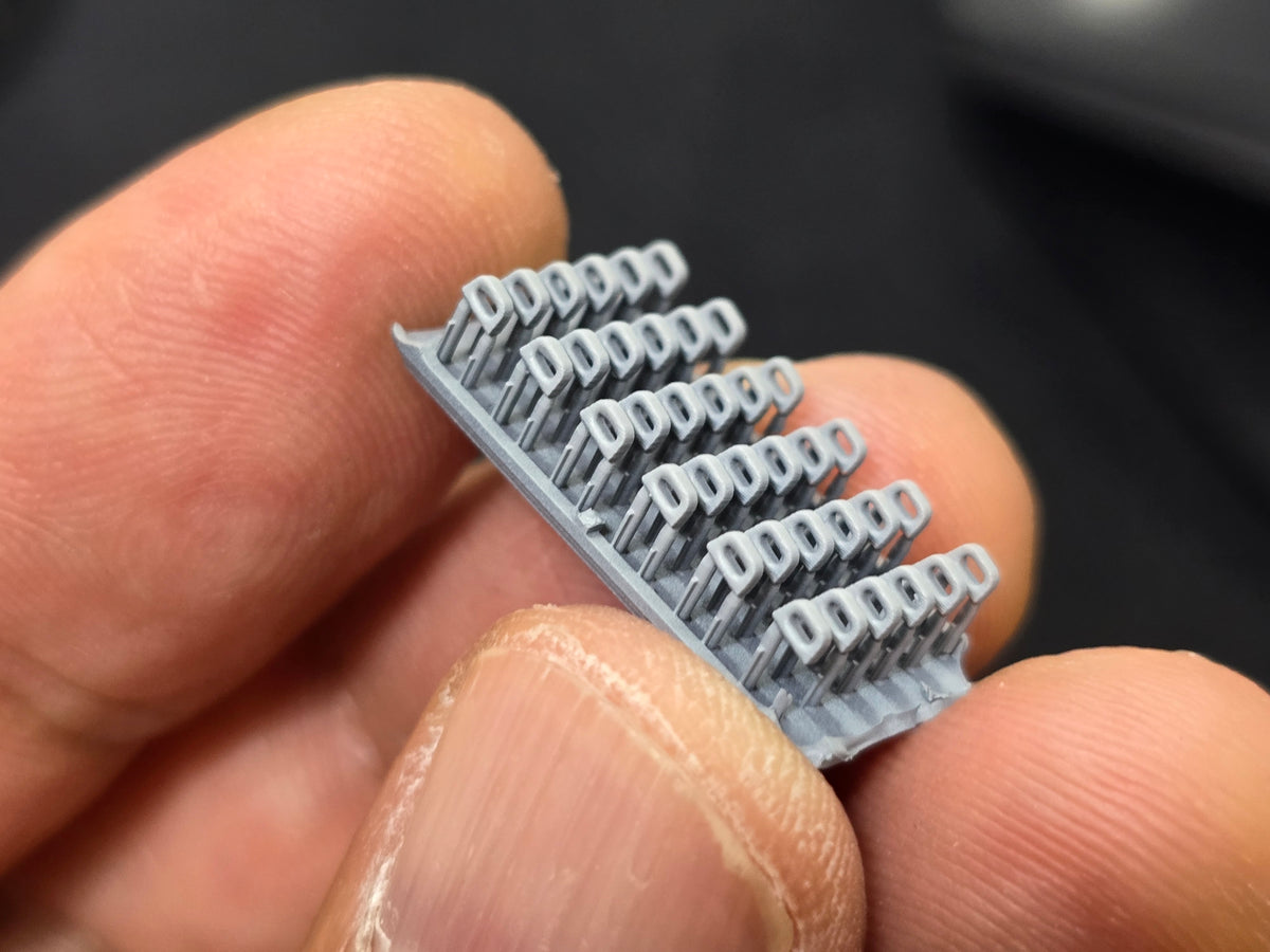 Photo of 1:350 scale Arleigh Burke Class Destroyer chocks set HSM-U350095S with 36 detailed parts