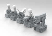 Photo of SEARAM CIWS 1/700 scale 3D printed resin model set from HS Model HSM-U700004S