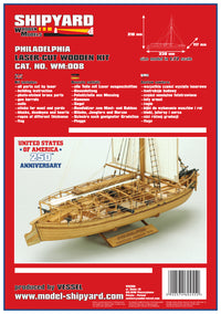 Philadelphia American Gunboat 1776 1:72 Shipyard (WM:008)