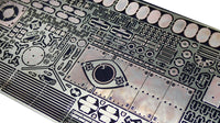 Photo of photo-etched detail set for German U-Boat SM U-09 1:72 scale Das Werk DW72001 RC Subs brass upgrade parts