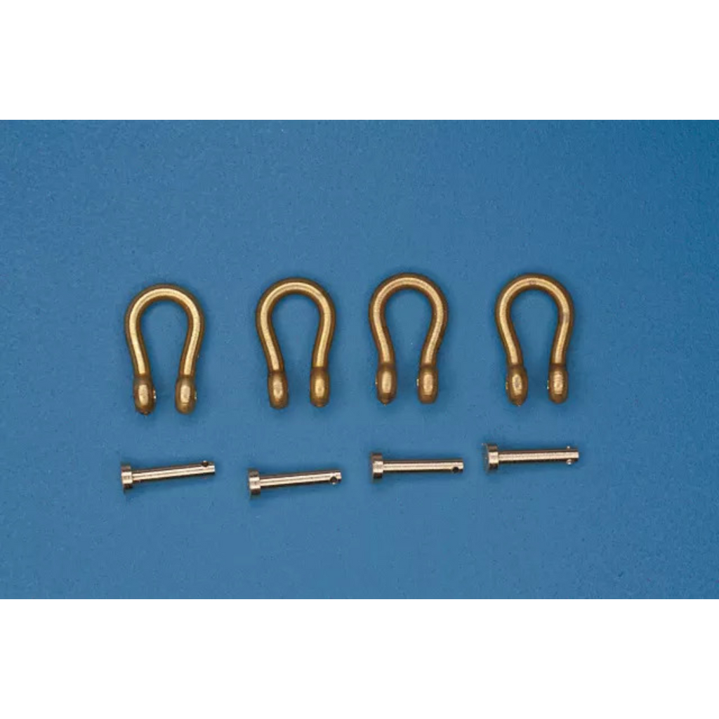 RB Model Brass Shackles with 5m Rope – Scale Model Accessories – Modelland
