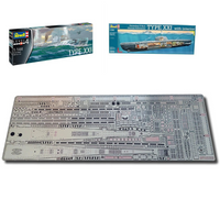 Photo of 1:144 scale photo-etched brass detail set for Revell German U-Boat Type XXI (05177/05078)