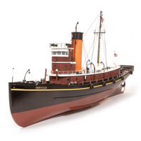 Photo of OcCre Hercules Tugboat 1:50 wooden model ship kit (61002) with RC-ready construction
