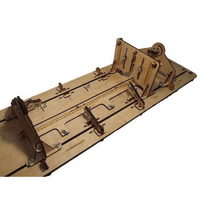 Photo of LMG BB-09 ship model building jig for sailing ships