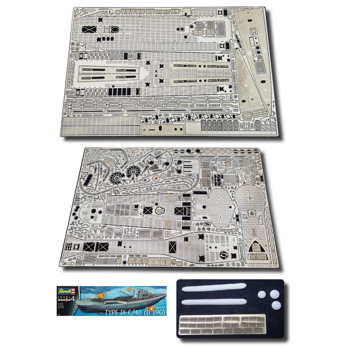 Photo of RC Subs IXC40 U-190 photo-etched deck and detail set 1:72 for Revell 05133