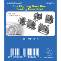 Photo of Fire Fighting Hose Reel & Fueling Hose Reel Set 1:200 HS Model HSM-U200054S resin parts