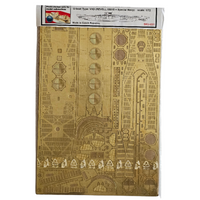 Photo of photo-etched deck and detail set for German U-Boat Type VIID 1:72 Revell 05015 RC Subs 031