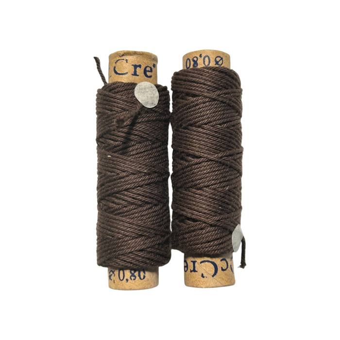 Photo of OcCre 17035 Brown Thread Rope 0.8mm x 25m – 2 Reels Pack for Ship Modeling and Crafts