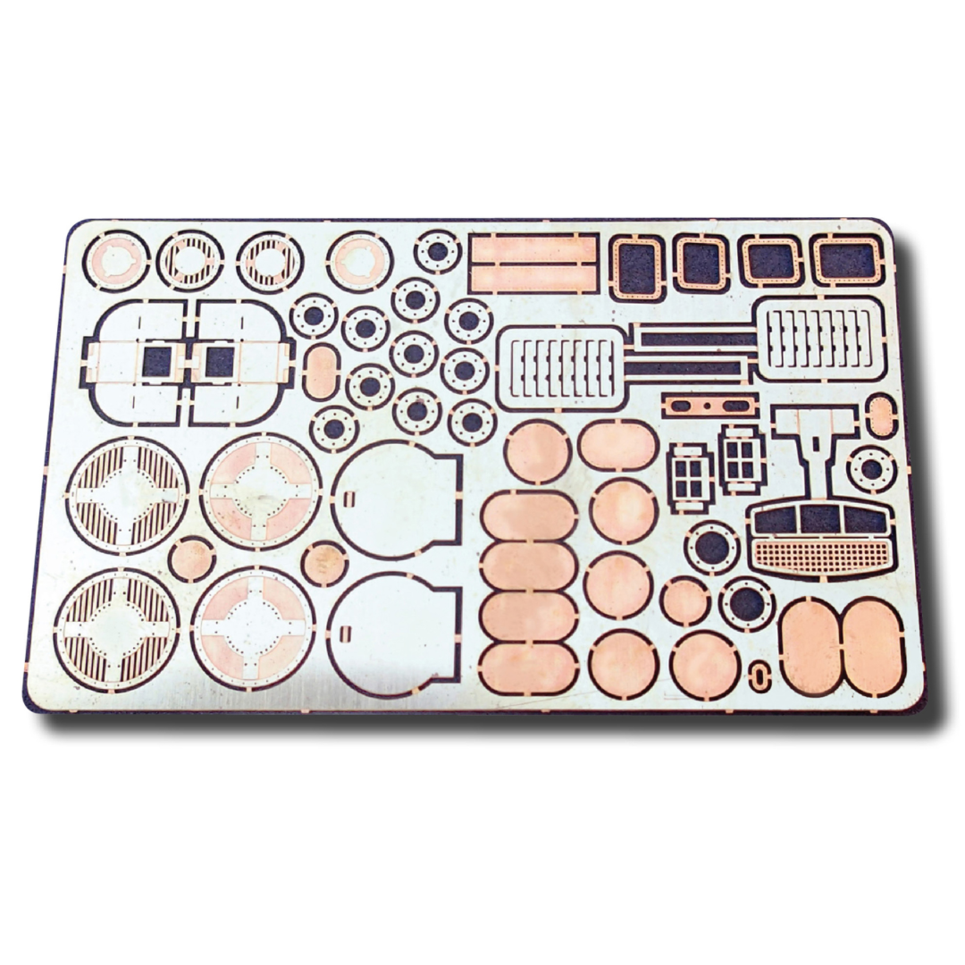 Photo of RCSubs 010 deck, tower and hull detail set for Revell Skipjack 1:72 submarine model