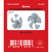 Photo of 1:350 Arleigh Burke Class Destroyer propeller set HS Model HSM-U350092S