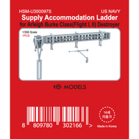 Photo of 1:350 scale supply accommodation ladder for Arleigh Burke-class Flight I II destroyer model detail set HSM-U350097S