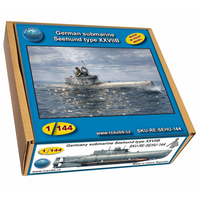 Photo of Seehund Type XXVIIB resin submarine model 1:144 scale by RCSubs RE-SEHU-144