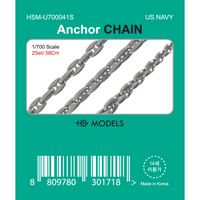 Photo of HS Model HSM-U700041S 1/700 resin anchor chain set for ship models
