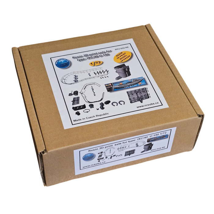 Photo of resin detail set for German U-boat U-190 Type IXC/40 1:72 Revell 05133 by RCSubs