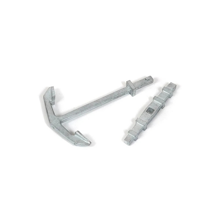 Photo of OcCre 17013 30mm Antique Anchor with Stock, metal model ship accessory for scale maritime modeling