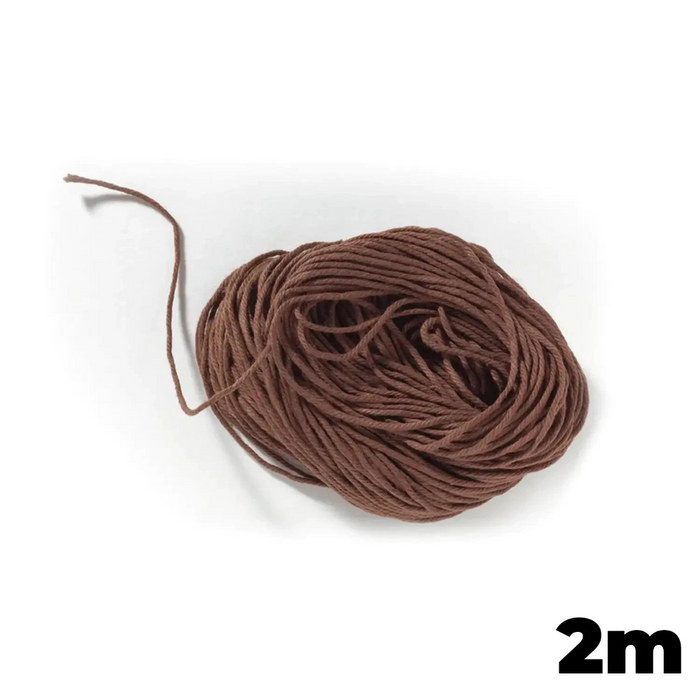 Photo of OcCre 17036 brown thread rope 1.5mm x 2m for model ship rigging and crafts