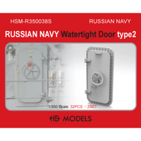 Photo of Russian Watertight Door Type 2 1:350 HS Model HSM-R350038S photo etched set