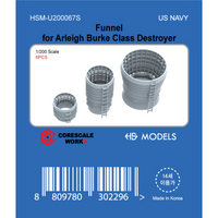 Photo of Funnel for Arleigh Burke Class Destroyer 1:200 HS Model resin set with 6 detailed parts