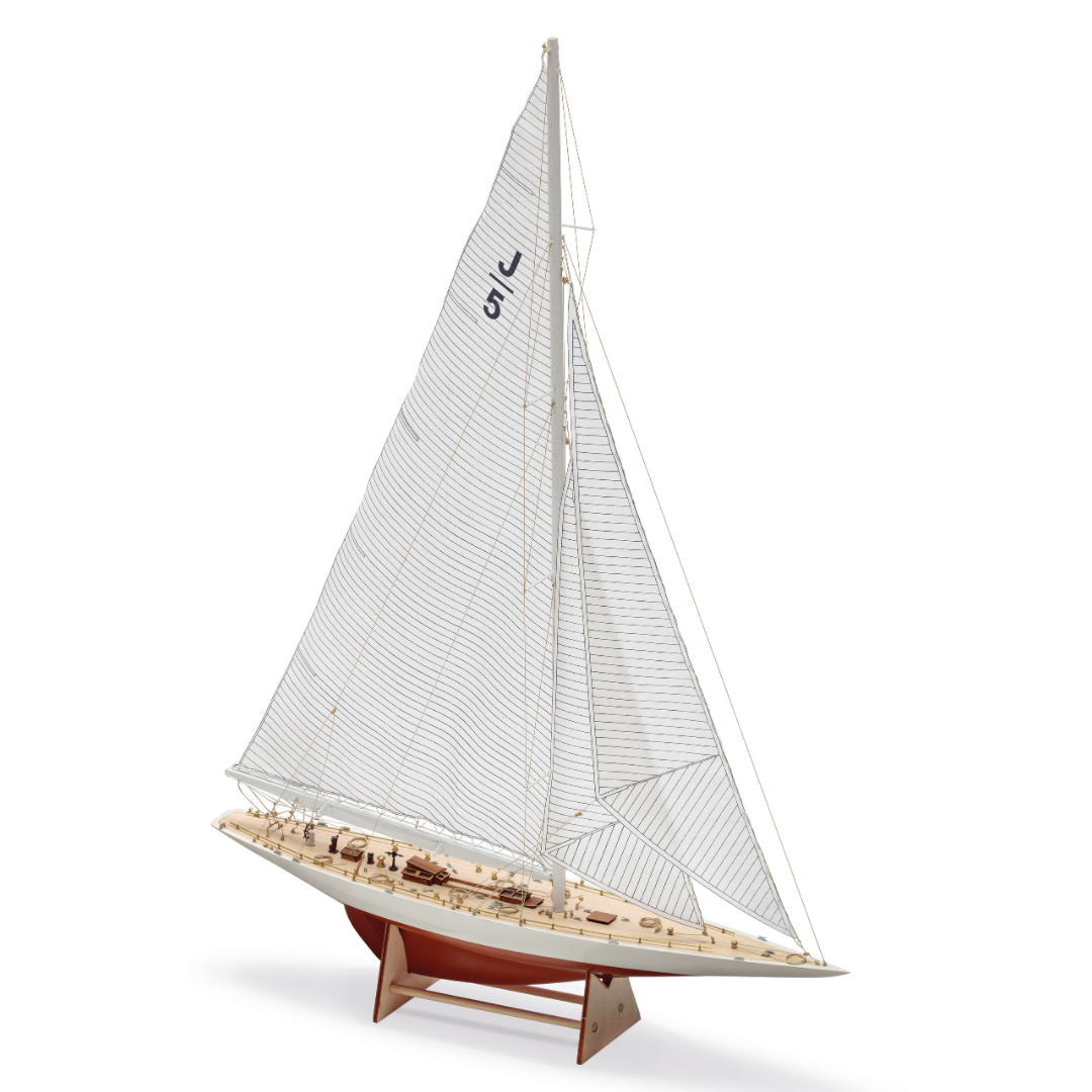 Photo of Rainbow America’s Cup 1934 wooden model kit Amati B1700/51 1:80 scale