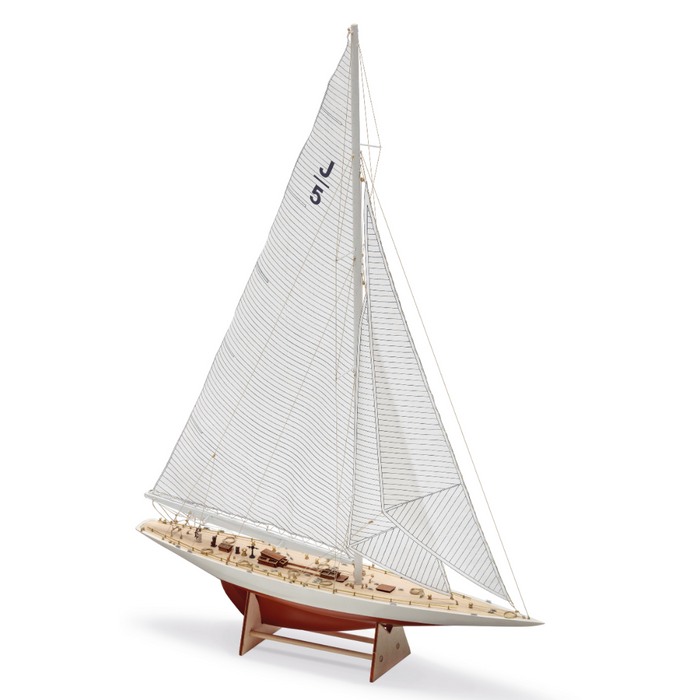 Photo of Rainbow America’s Cup 1934 wooden model kit Amati B1700/51 1:80 scale