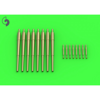 Photo of Master Model SM-350-120 HMS Scylla 4.5in and 40mm Pom-Pom brass barrels 1:350 for Trumpeter kit