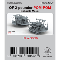 Photo of QF 2-Pounder Pom-Pom Octuple Mount 1:200 scale HS Model HSM-E200002S