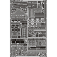 Photo of Eduard 53035 Bismarck photo-etched detail set for Revell 1:350 scale model kit