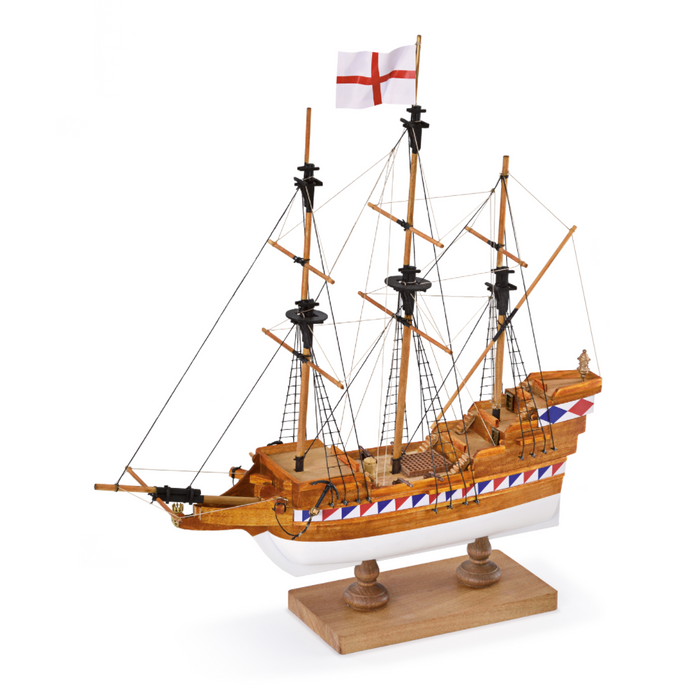 Photo of Amati Elizabethan Galleon First Step Wooden Ship Model Kit 1:135 (A600,02)
