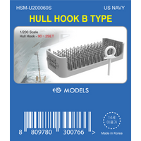 Photo of Hull Hook Type B 180 Pcs 1:200 HS Model HSM-U200060S ship detailing set
