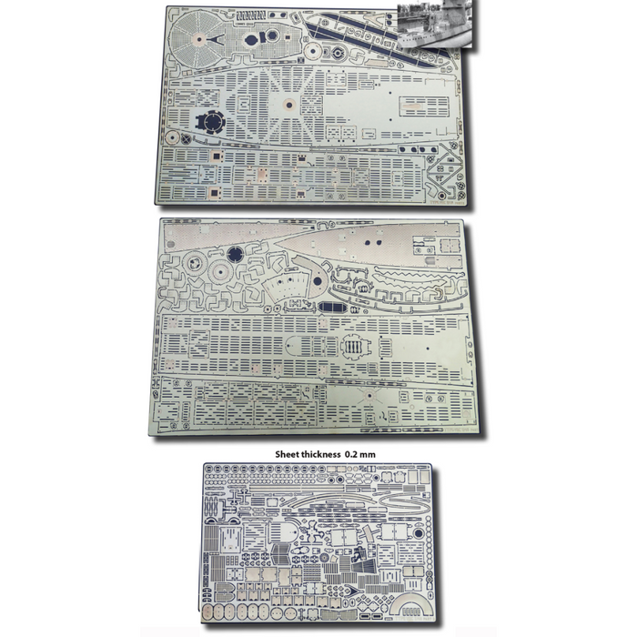 Photo of Photo-Etched Upgrade Set for VIIC 1/48 Arkmodel 7602K RCSubs 0140 and 0150