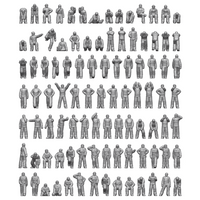 Photo of US Navy aircraft carrier crew resin figures set 1:700 scale