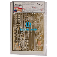 Photo of 1:144 scale German U-Boat Type XXIII detail set with photo-etched  parts for Trumpeter 05908 submarine model
