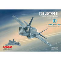 Photo of F-35A Lightning II card model kit in 1:33 scale by Angraf