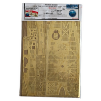 Photo of photo-etched brass main deck for German U-Boat Type VIIC 1:35 scale Border BS-001 by RC Subs