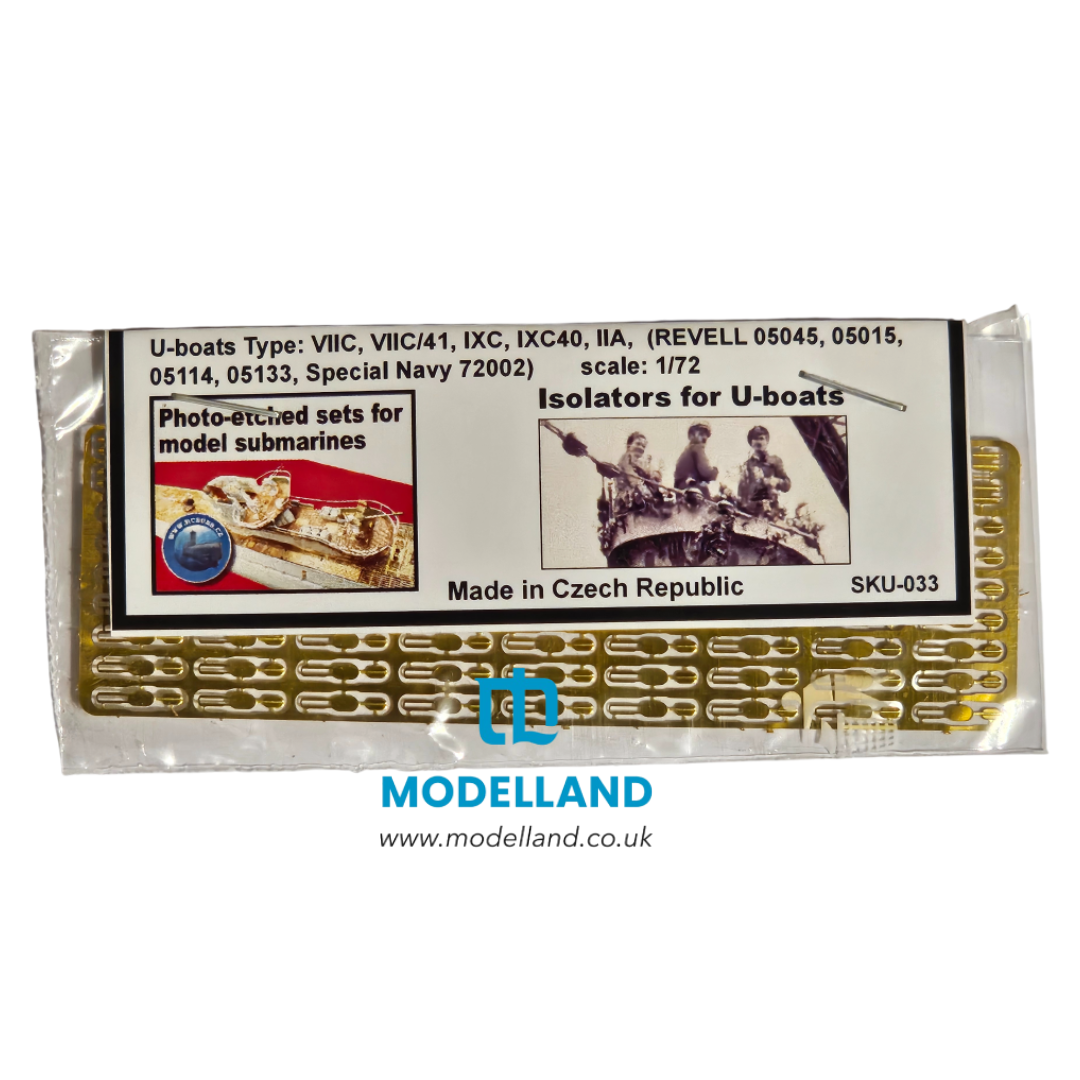 Photo of photo-etched brass isolators set for German U-boats 1:72 by RCSubs