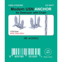 Photo of Modern US Navy Destroyer Anchor Set 1:700 Resin Accessories by HS Model