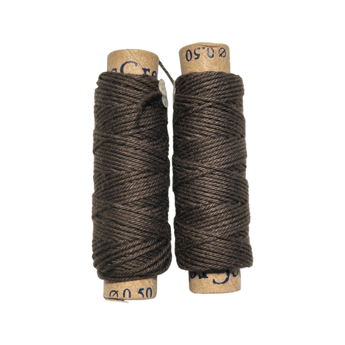Photo of OcCre 17033 Brown Thread Rope 0.5mm 25m – 2 reels ideal for model ship rigging and fine crafts