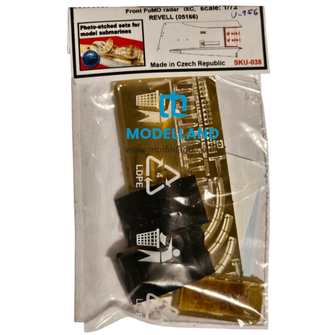 Front FuMO Radar for German U-boat Type IXC 1:72 Revell 05166 RCSubs (038)