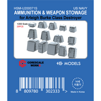 Photo of Ammunition & Weapon Stowage Set 1:200 HS Model HSM-U200071S resin upgrade parts
