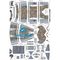 Photo of Caudron CR.714C1 1:33 scale card model kit by WAK Publishing with Finnish 1941 markings