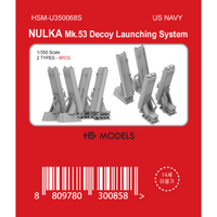 Photo of NULKA Mk.53 Decoy Launching System 1/350 scale resin model set by HS Model HSM-U350068S