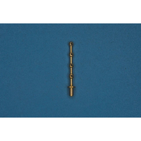 Photo of RB Model 074114 brass stanchions, precision-made model ship fittings, 11 mm with four holes, pack of 20 pieces.