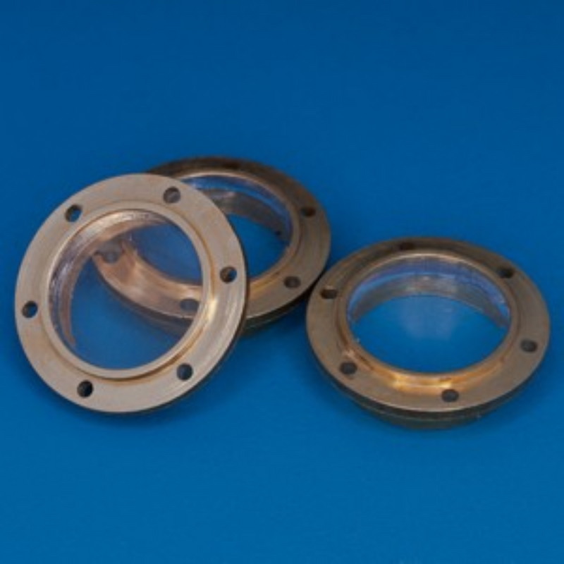 Photo of RB Model 13208 flanged brass portholes 5x8mm set of 20 for ship model building